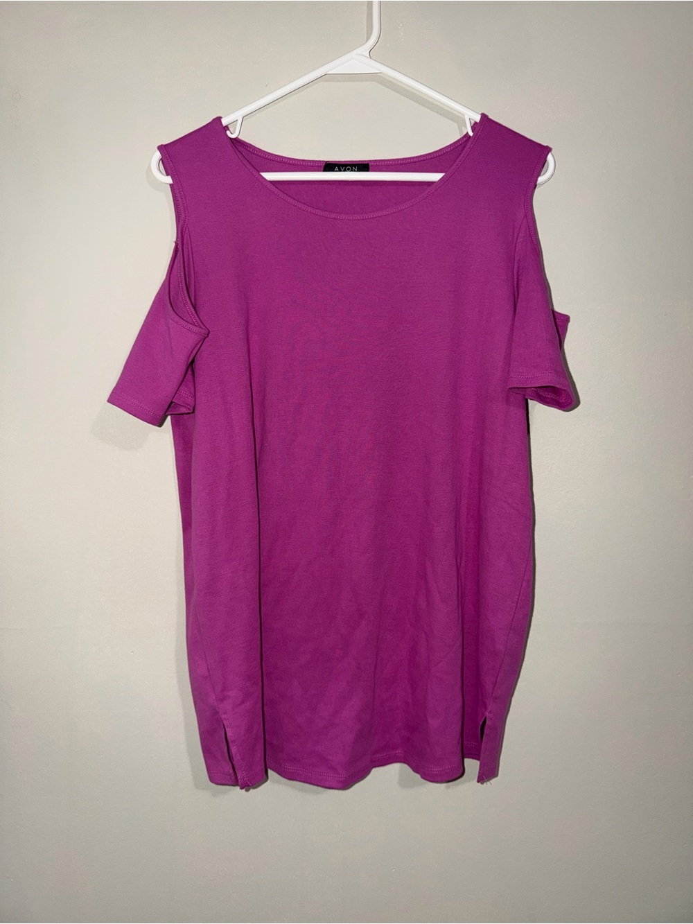 Avon Magenta Pink Cold Shoulder Tunic Top – Size L